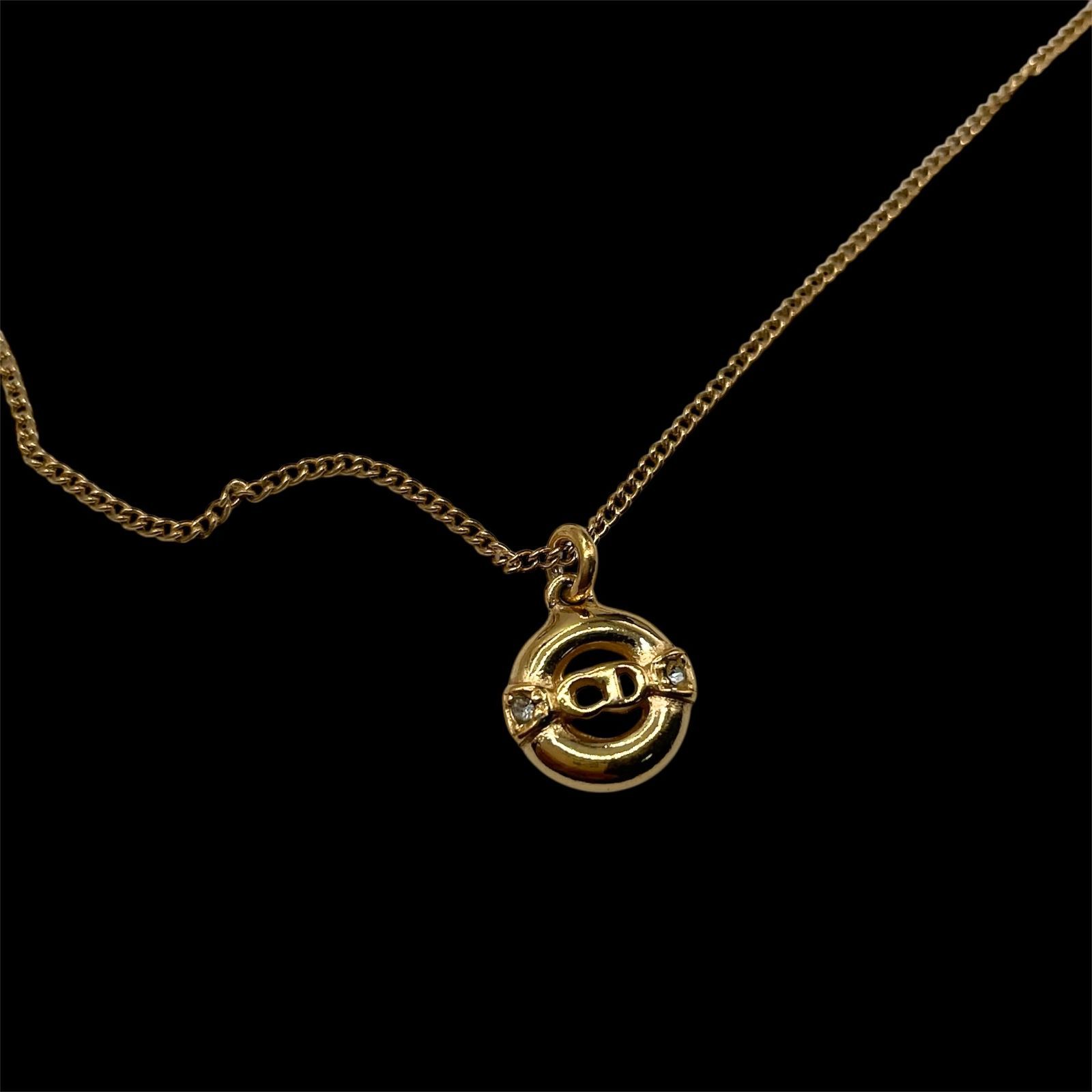 希少 Christian Dior クリスチャン ディオール CDロゴ エンブレム 