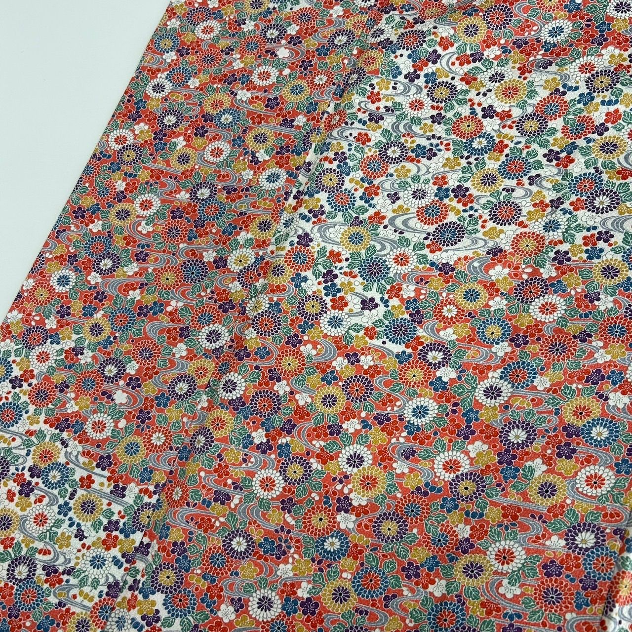 小紋 裄66 華やか 細かな染め 正絹 着物 MK-1369 - メルカリ