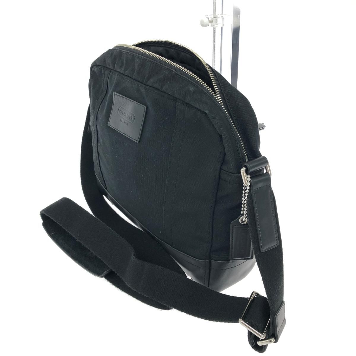 COACH コーチ ショルダーバッグ  クロスボディ/キャンバス/ブラック F15067     / 240001172964 COACH コーチ ショルダーバッグ クロスボディ/キャンバス/ブラック