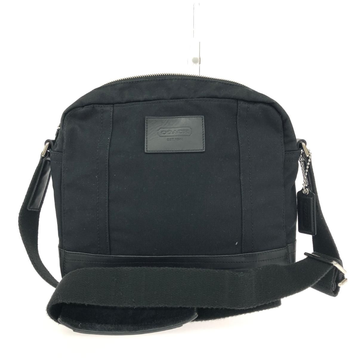 COACH コーチ ショルダーバッグ  クロスボディ/キャンバス/ブラック F15067     / 240001172964 COACH コーチ ショルダーバッグ クロスボディ/キャンバス/ブラック