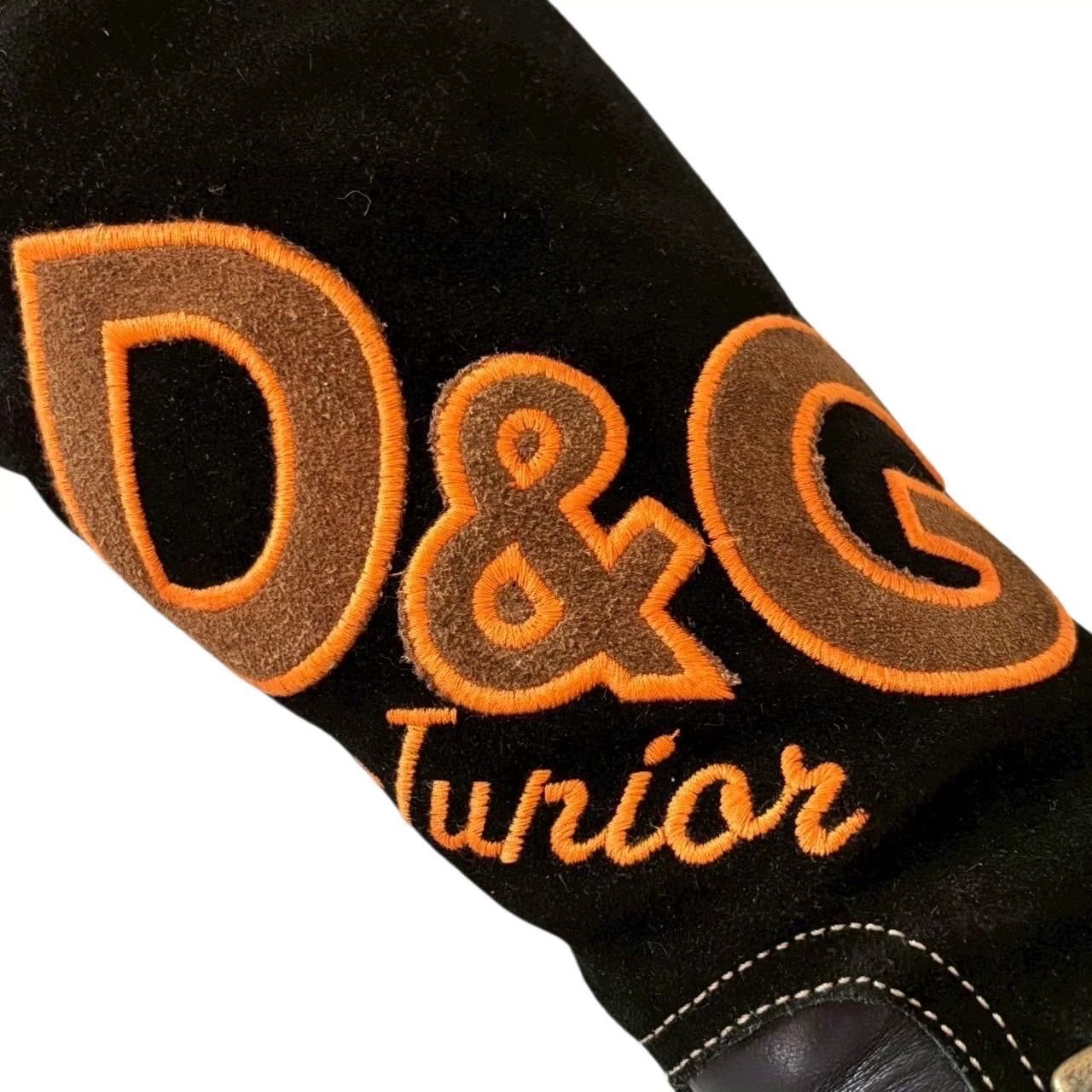 D&G Junior ドルチェアンドガッバーナ ブーツ スエード レザー キッズ 