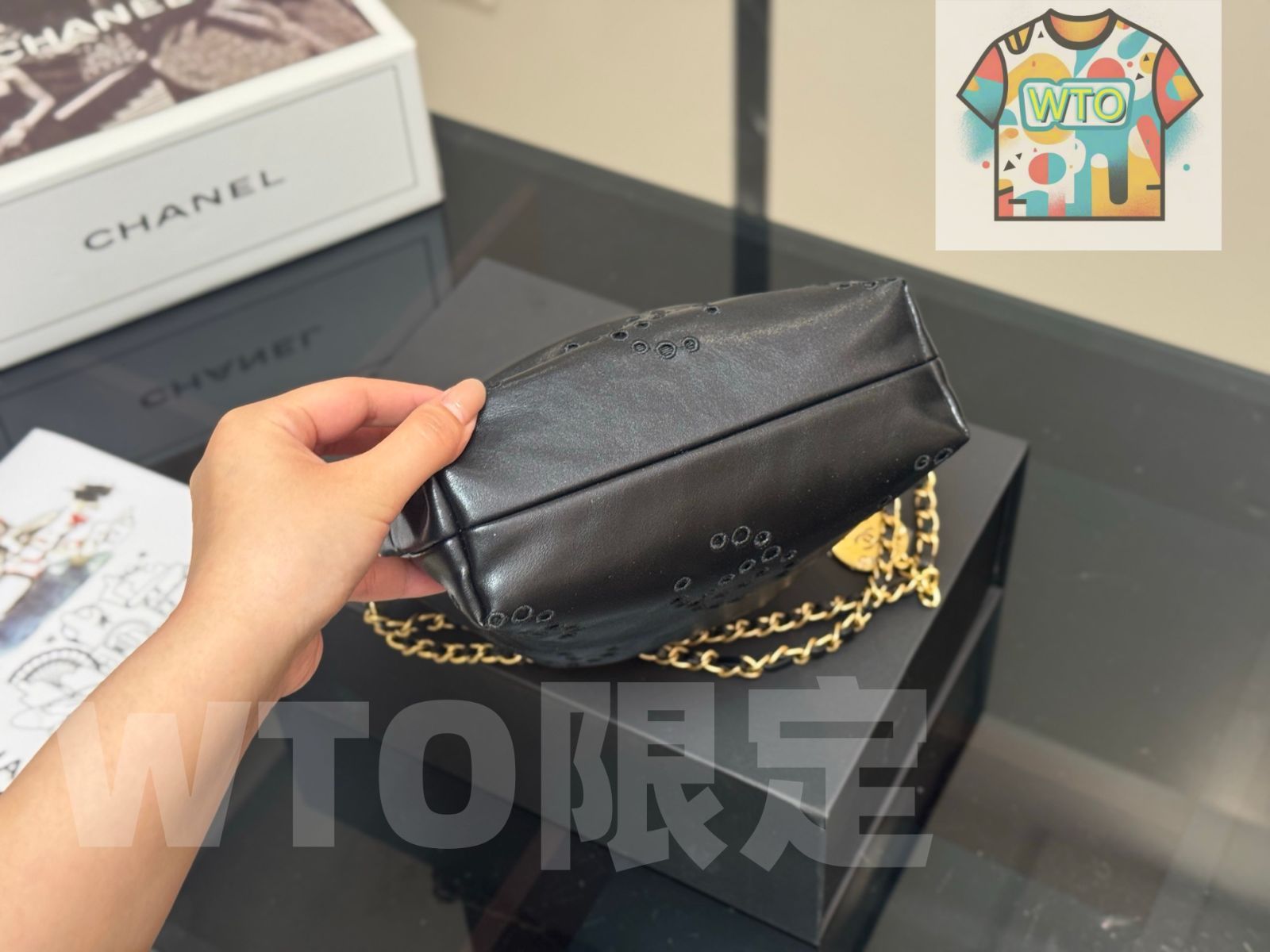 今日特価】Chanel シャネル ミニ 22バッグ シリーズ 柔らかく軽量な