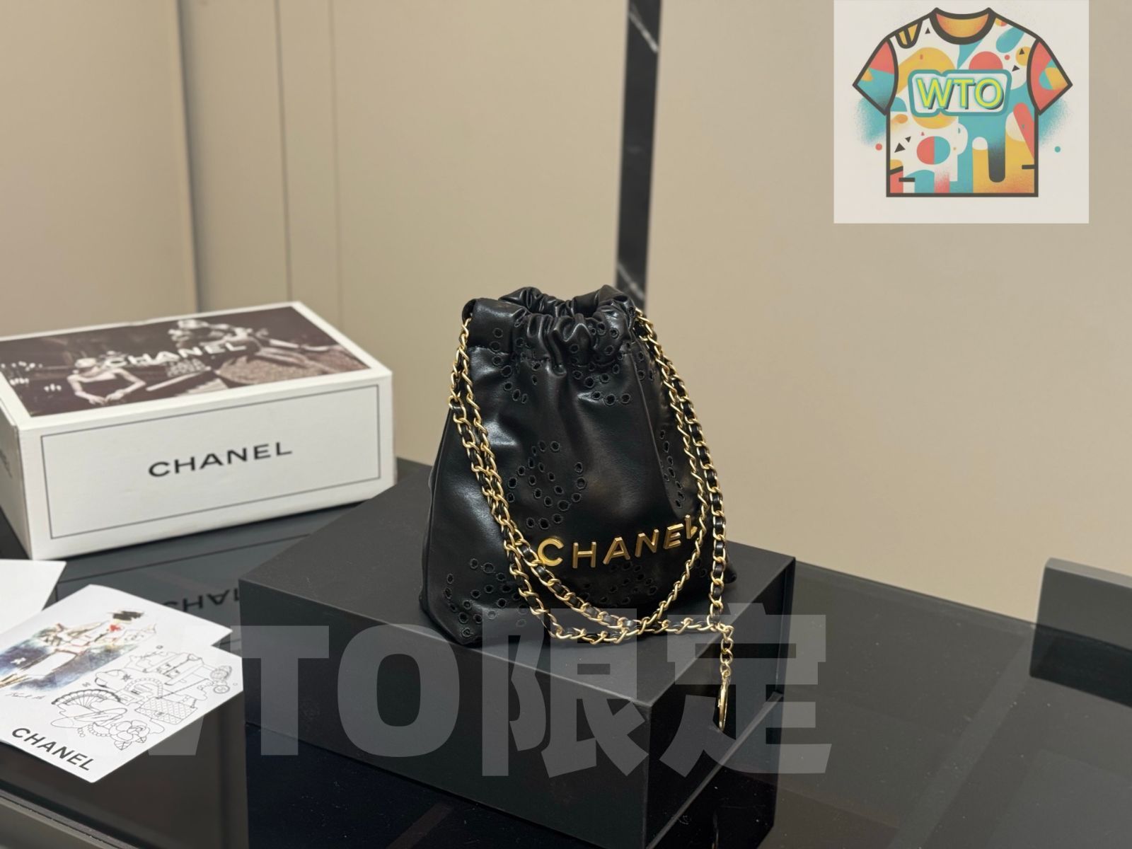 今日特価】Chanel シャネル ミニ 22バッグ シリーズ 柔らかく軽量な