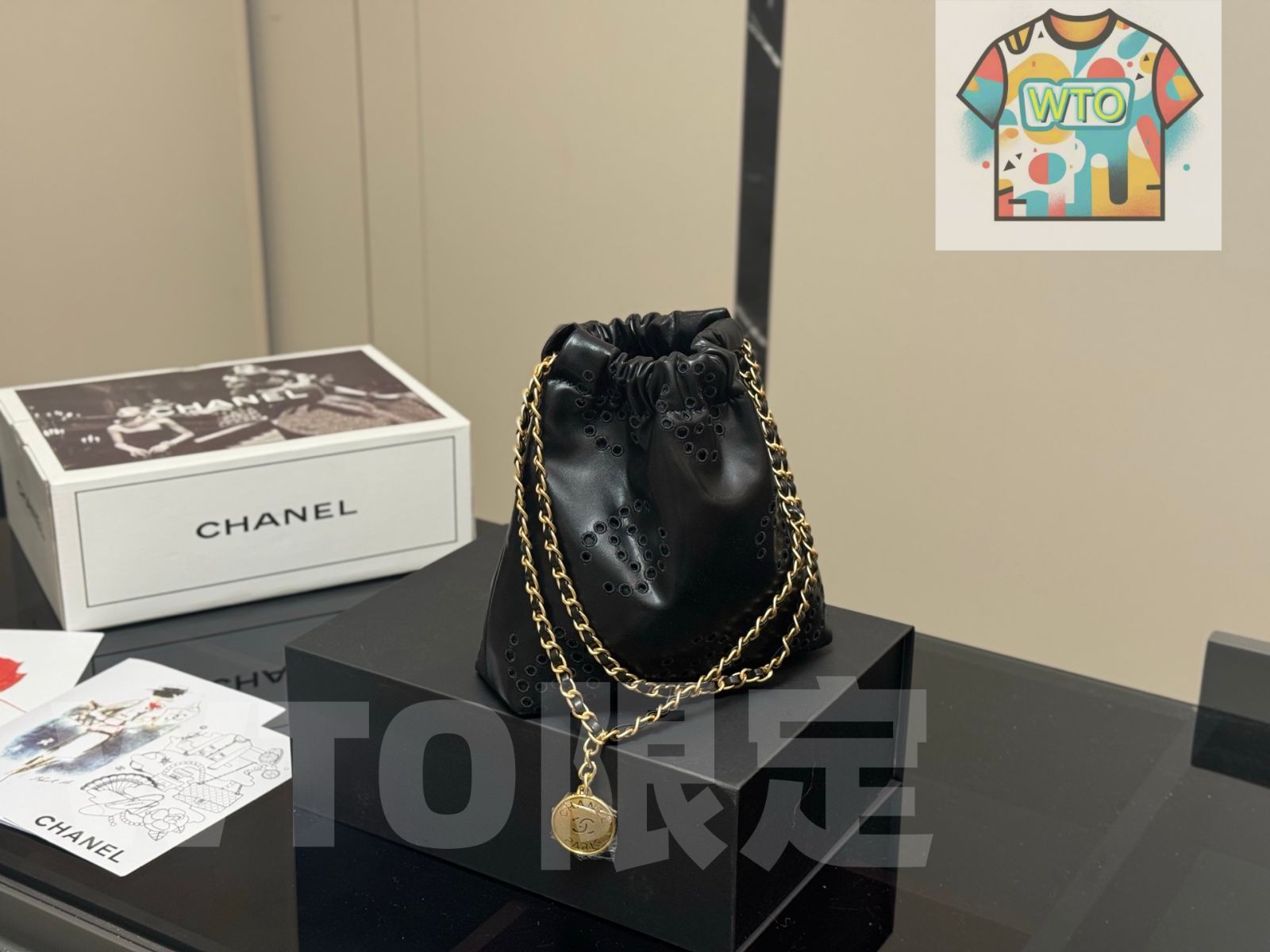今日特価】Chanel シャネル ミニ 22バッグ シリーズ 柔らかく軽量な