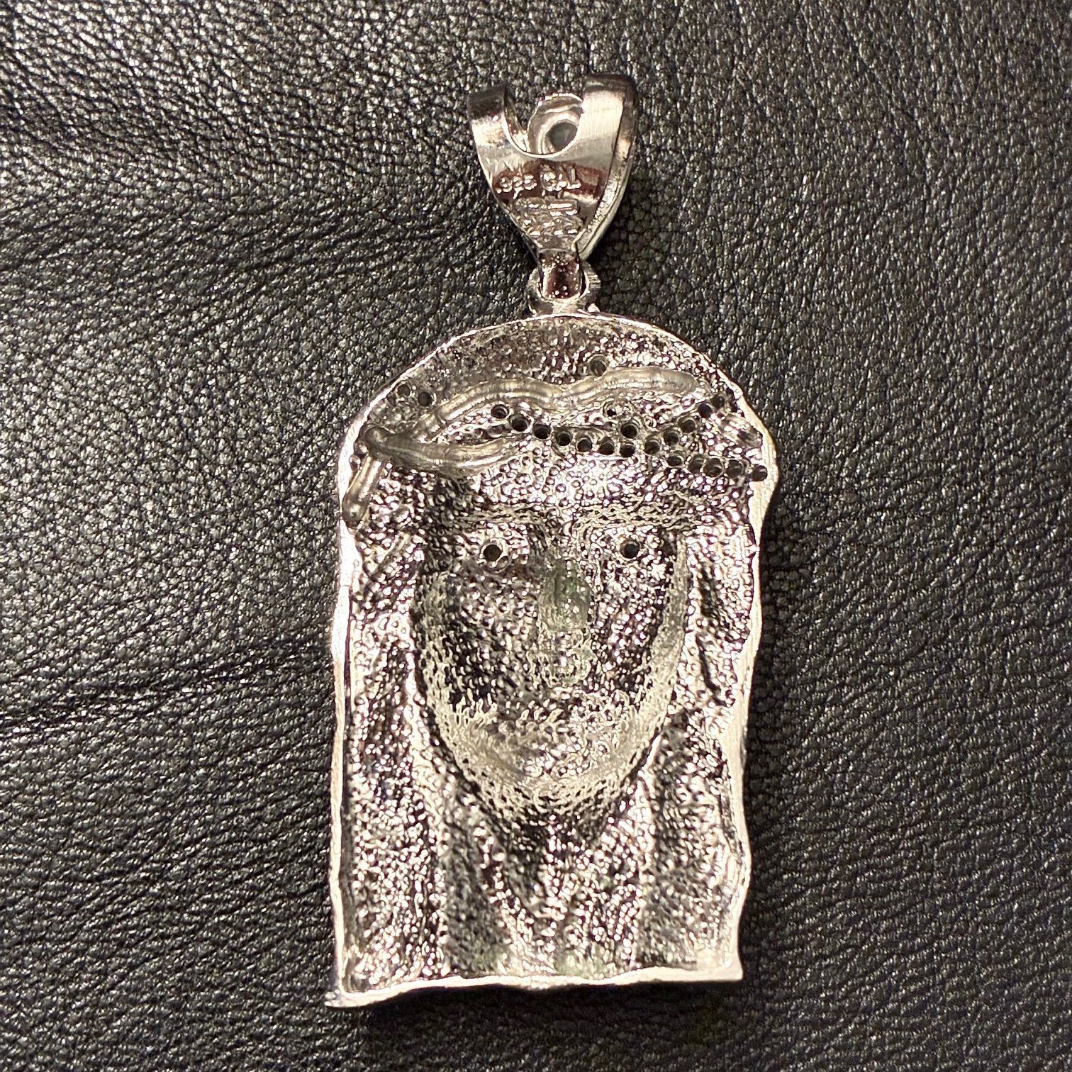 箱付き ICE LINK製 AVALANCHE シルバー925 大型ジーザス JESUS