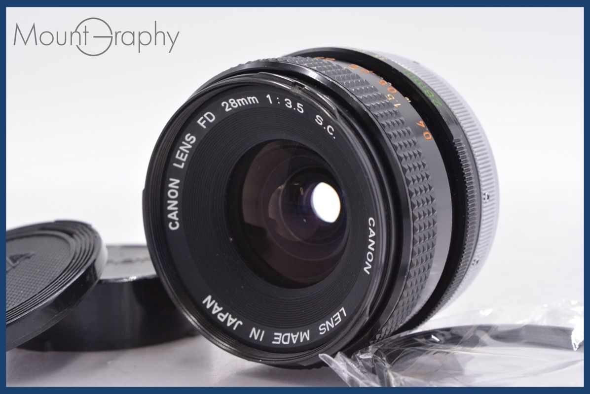 【完動品】Canon FTb LENS FD 28mm F3.5 S.C. 完動品】Canon FTb LENS FD 28mm F3.5 S.C. 完動品】Canon FTb LENS FD