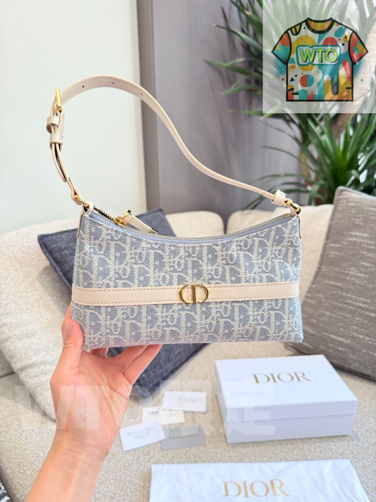 今日特価】Dior ディオール ミスカロ オブリーク シリーズ 夏向きの