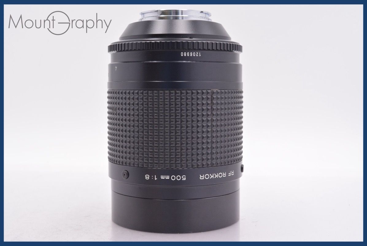 ☆良品☆ ミノルタ MINOLTA RF ROKKOR 500mm F8 前後キャップ付 ☆完動