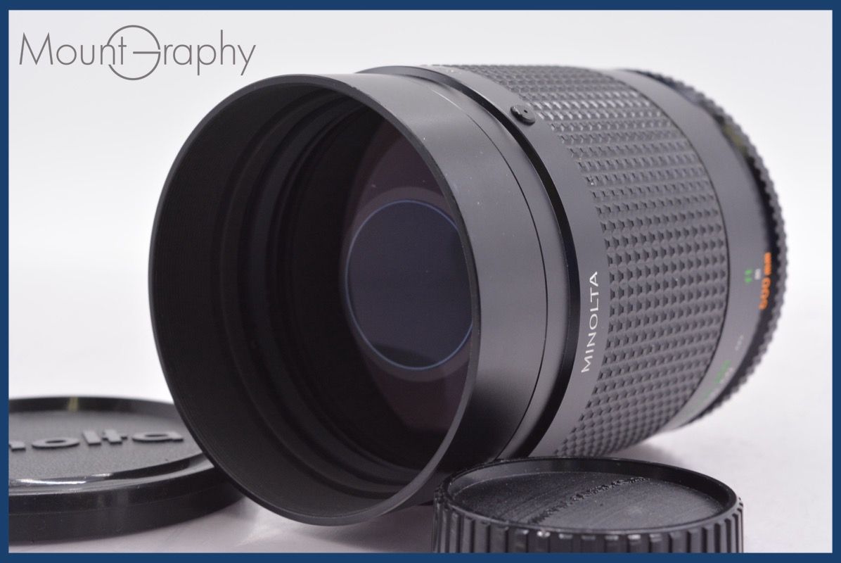 ☆良品☆ ミノルタ MINOLTA RF ROKKOR 500mm F8 前後キャップ付 ☆完動