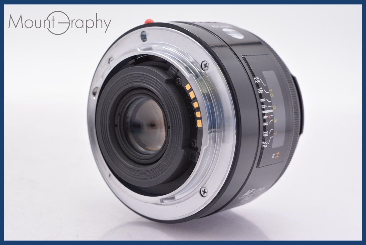 ミノルタ MINOLTA AF 24mm F2.8 前後キャップ&レンズフィルター付 ☆完