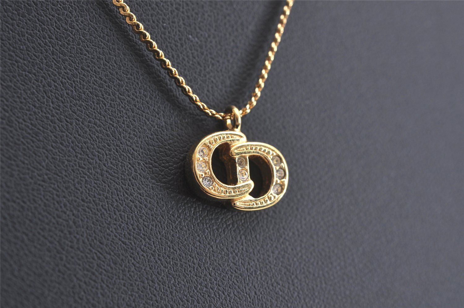 Christian Dior ディオール ゴールド トーン 注文 チェーン ライン