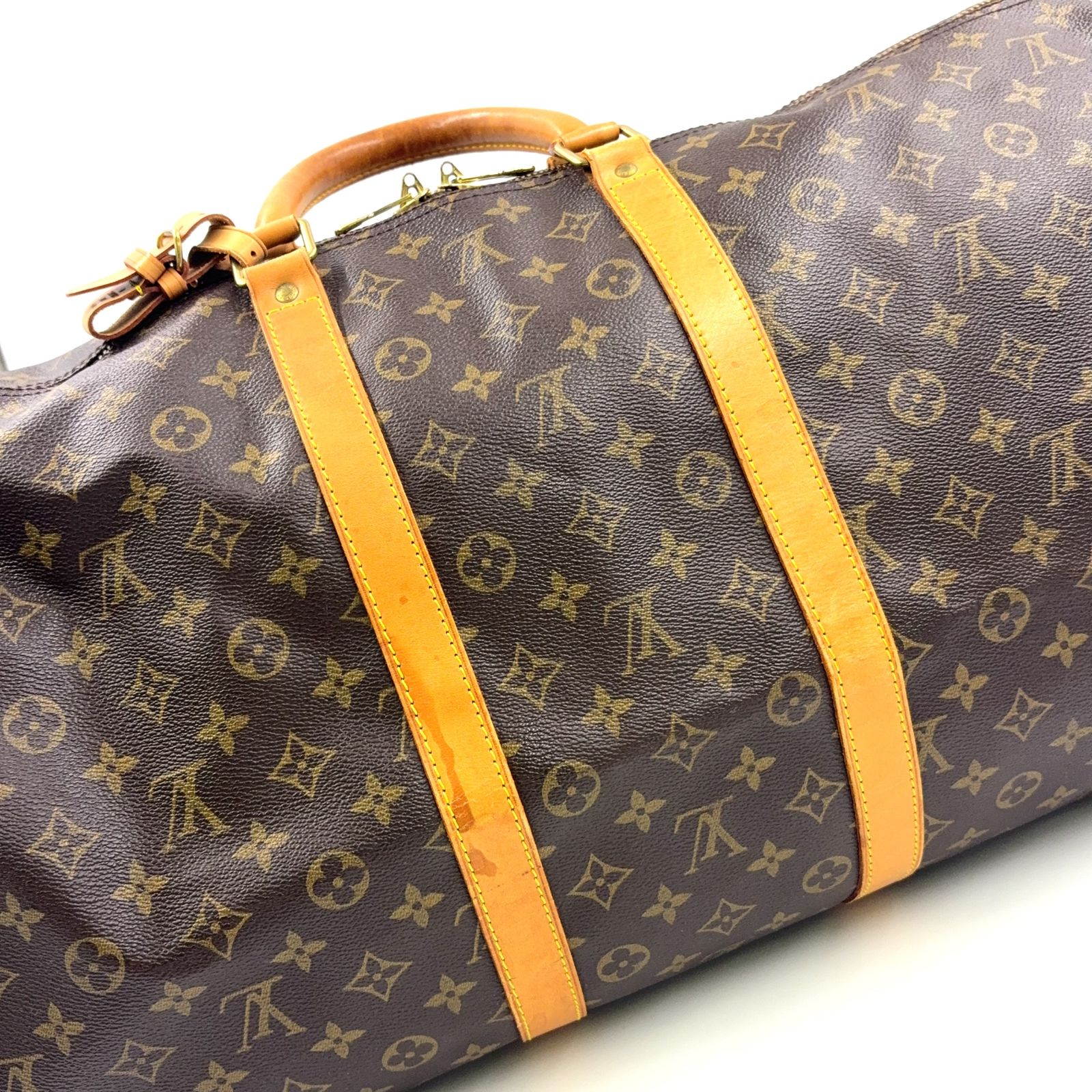 美品　Louis Vuitton キーポル55 バンドリエール LOUIS VUITTON キーポル バンドリエール55 モノグラム モノグラム