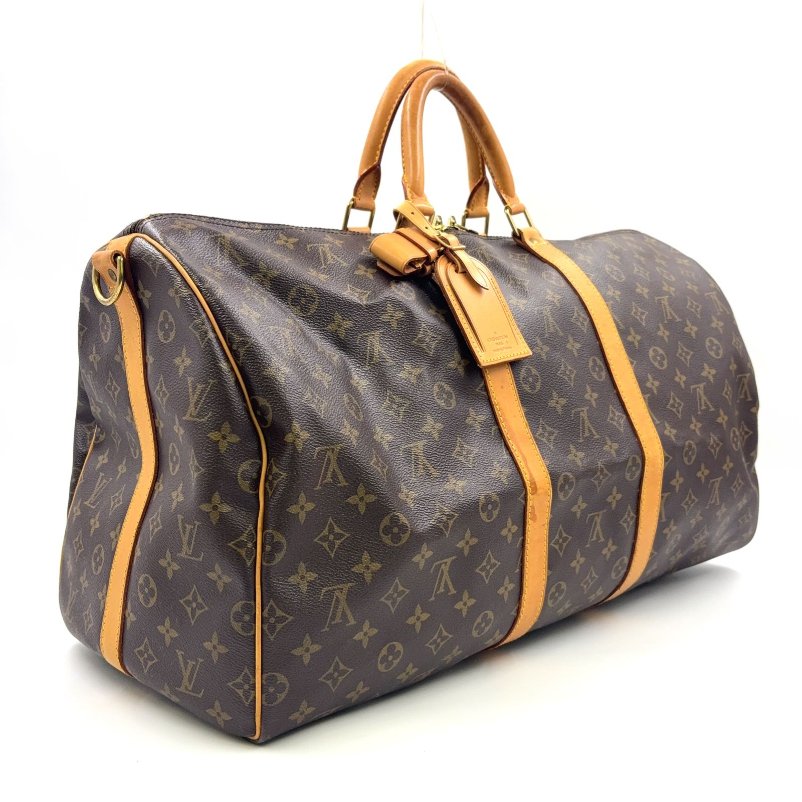 美品　Louis Vuitton キーポル55 バンドリエール LOUIS VUITTON キーポル バンドリエール55 モノグラム モノグラム