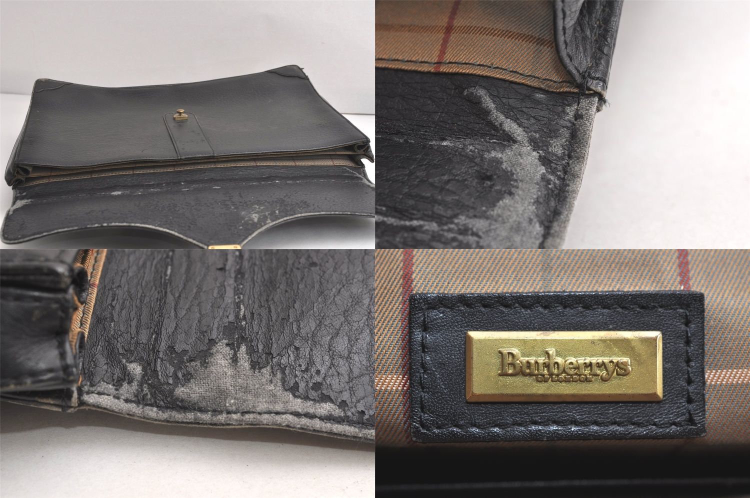 Burberrys バーバリーズ ヴィンテージ レザー ブリーフケース ビジネス