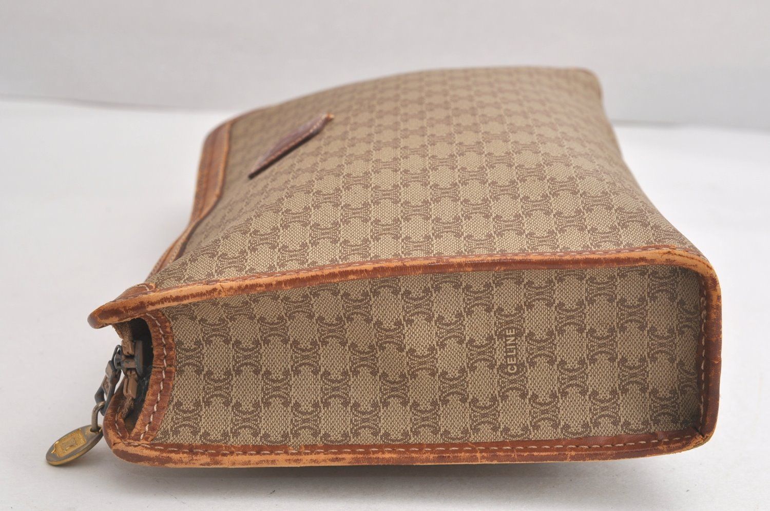 CELINE セリーヌ マカダム ブラゾン 模様 クラッチハンドバッグ