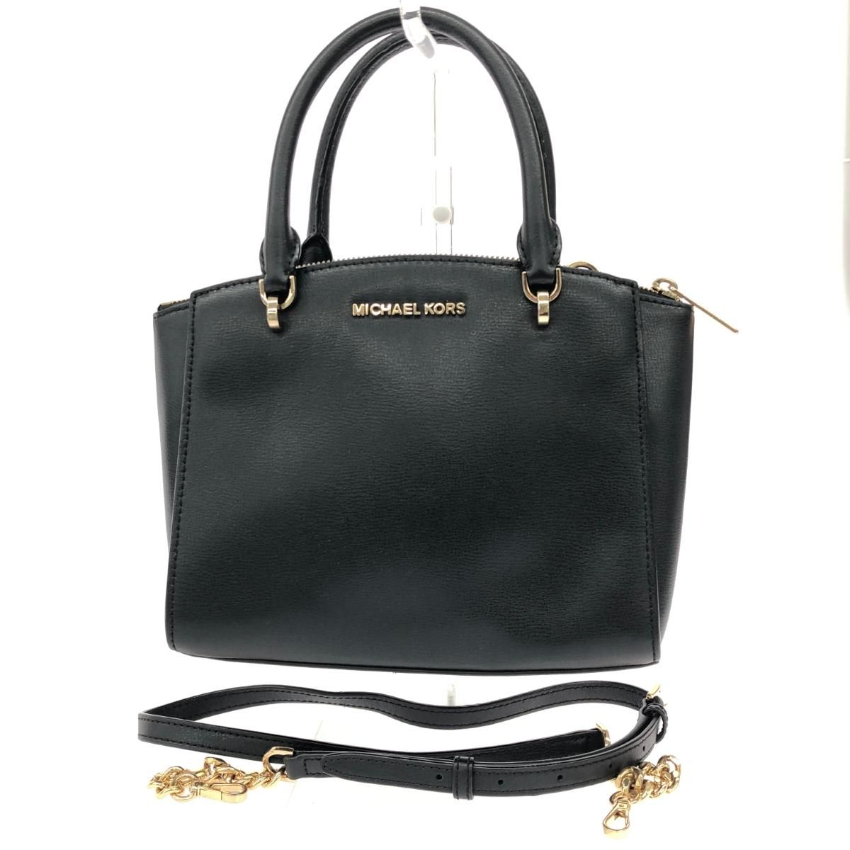 MICHAEL KORS マイケルコース 2WAYトートバッグ レザー/ブラック  