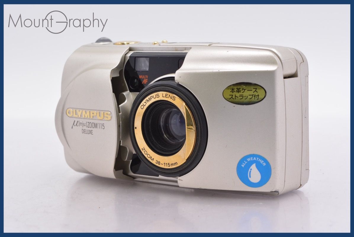 【完動 美品】OLYMPUS μ [mju:] ZOOM 115 リモコン付き OLYMPUS μ [ mju: ] ZOOM 115 DELUXE Film Camera - YouTube
