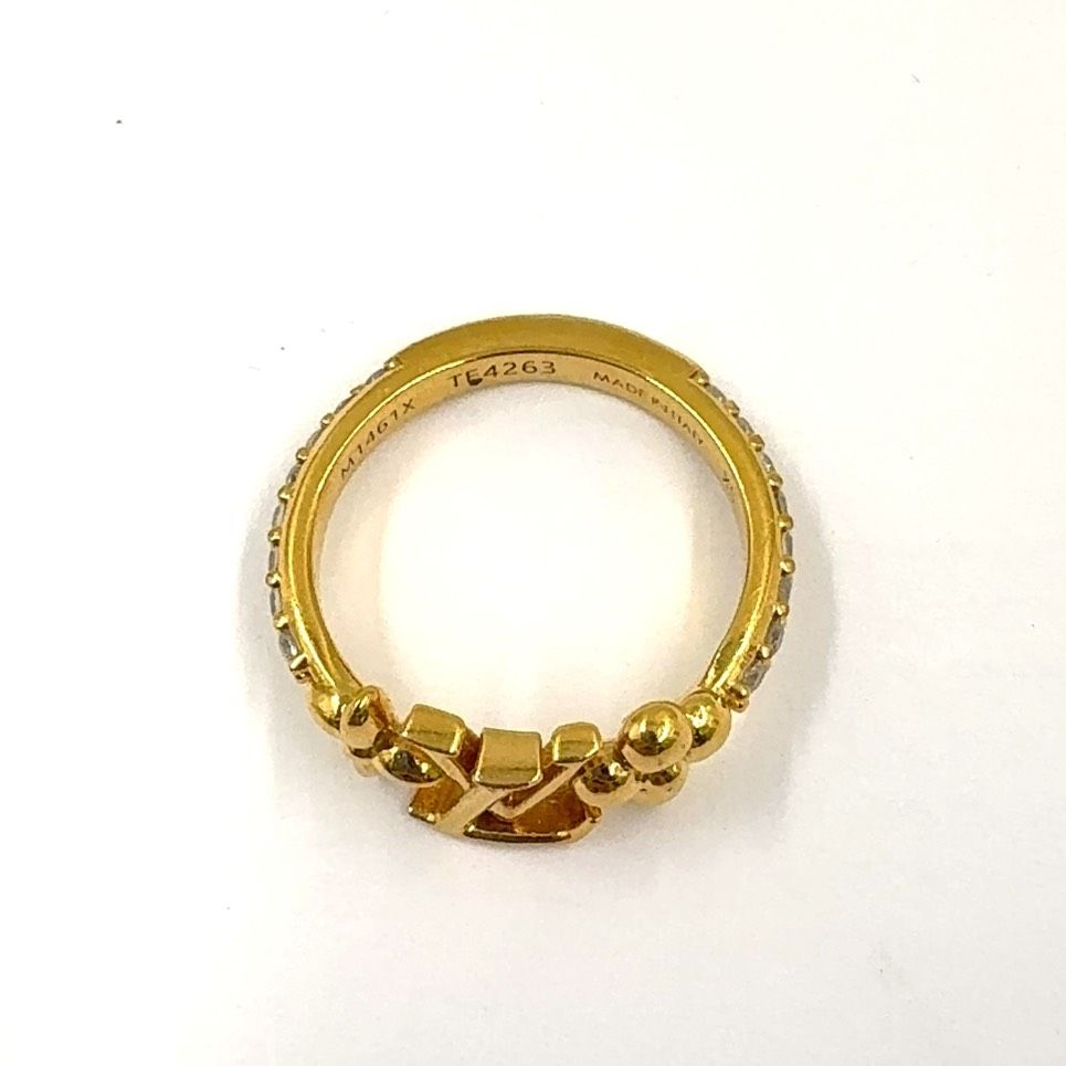 LOUIS VUITTON LV アイコニック XSサイズ メタル×カラーストーン