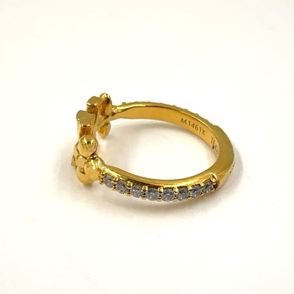 LOUIS VUITTON LV アイコニック XSサイズ メタル×カラーストーン