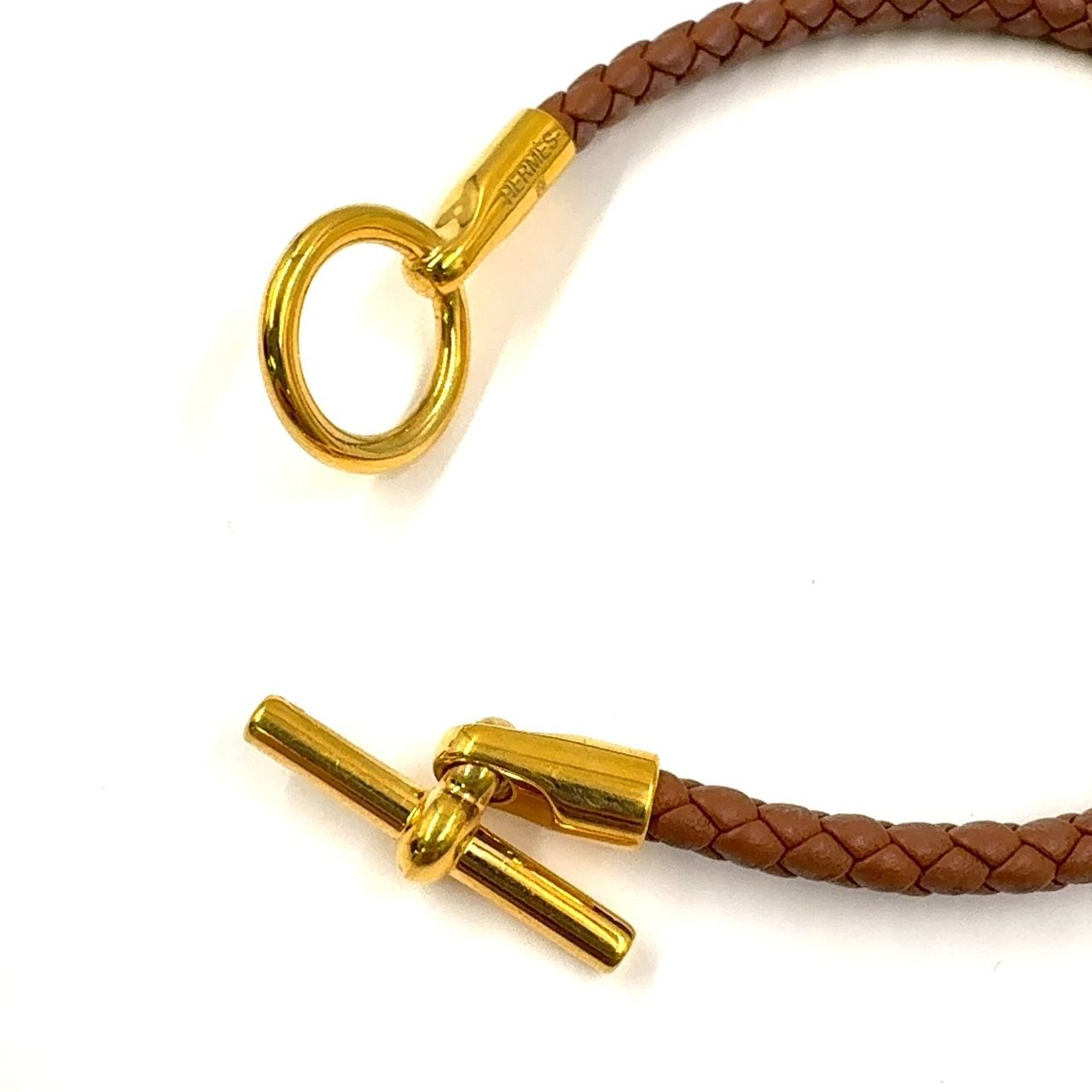 HERMES グレナン レザー ブラウン ブレスレット - メルカリ