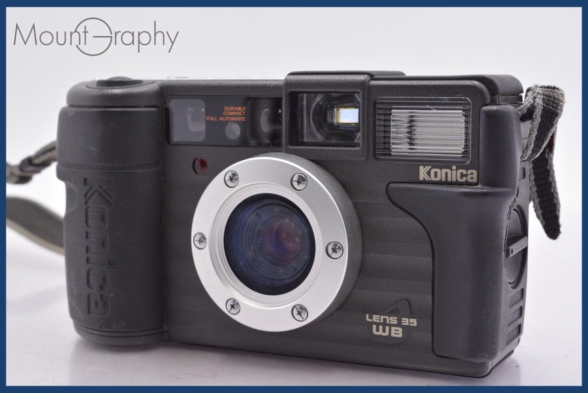 【撮影・OH済み】Konica Lens 35WB コンパクトフィルムカメラ　③ コニカ Konica 現場監督 LENS 35 WB ☆完動☆同梱可 #yk5396 - メルカリ