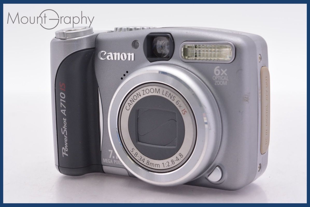 カメラ ☆特別特価☆ キヤノン Canon Power Shot A710 IS 6x 単三電池