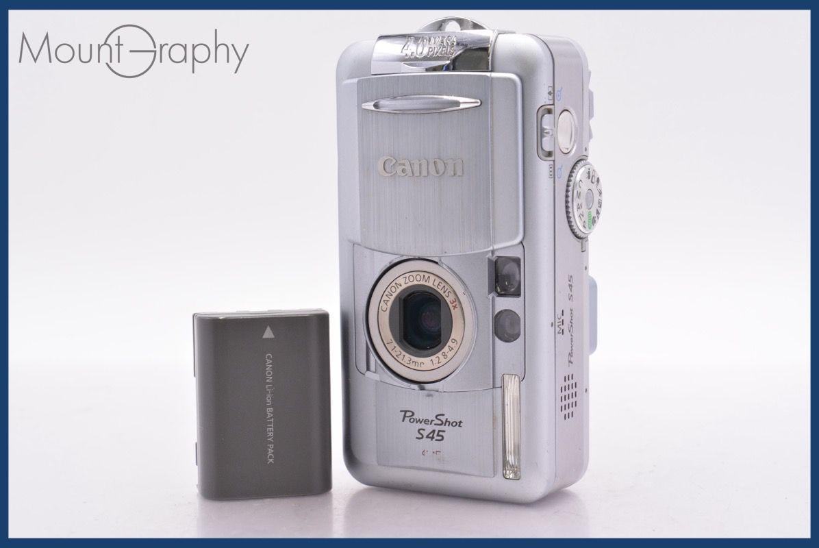 Canon PowerShot S45 動作品 付属品・外箱・純正ケース付き 【公式通販】