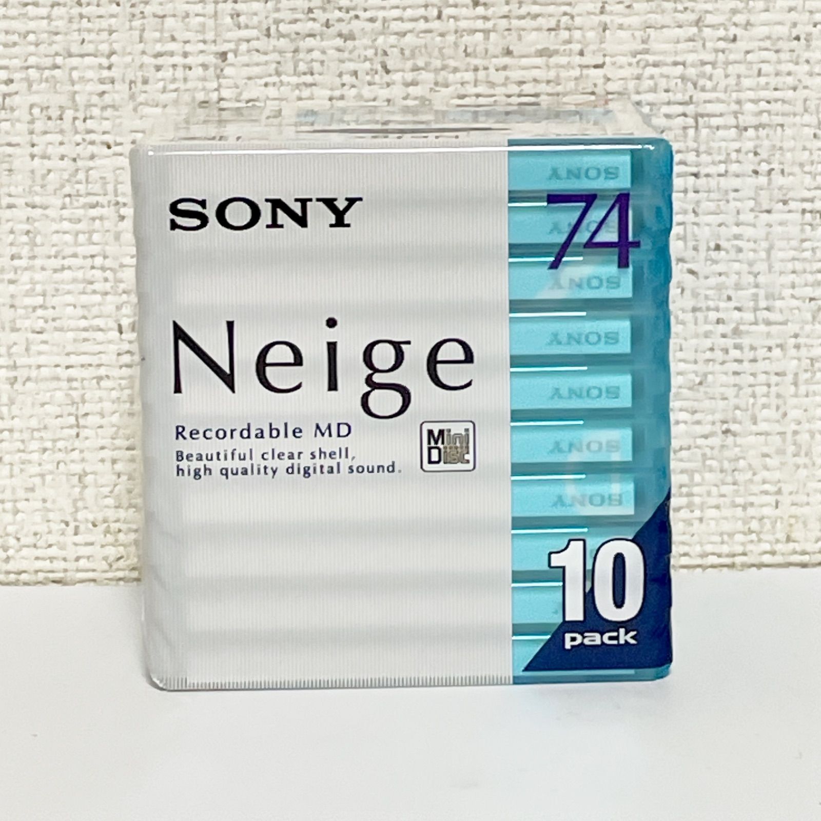 ソニー MDディスク 74分×10枚 Amazon.com: Sony Neige Series MiniDisk 74 Min 10 Pack Recordable