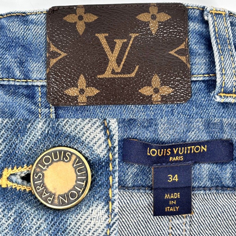ぴよ様LOUIS VUITTON ルイヴィトンモノグラムミニスカート34ネイビー LOUIS VUITTON ルイヴィトン モノグラムミニスカート34 ネイビー