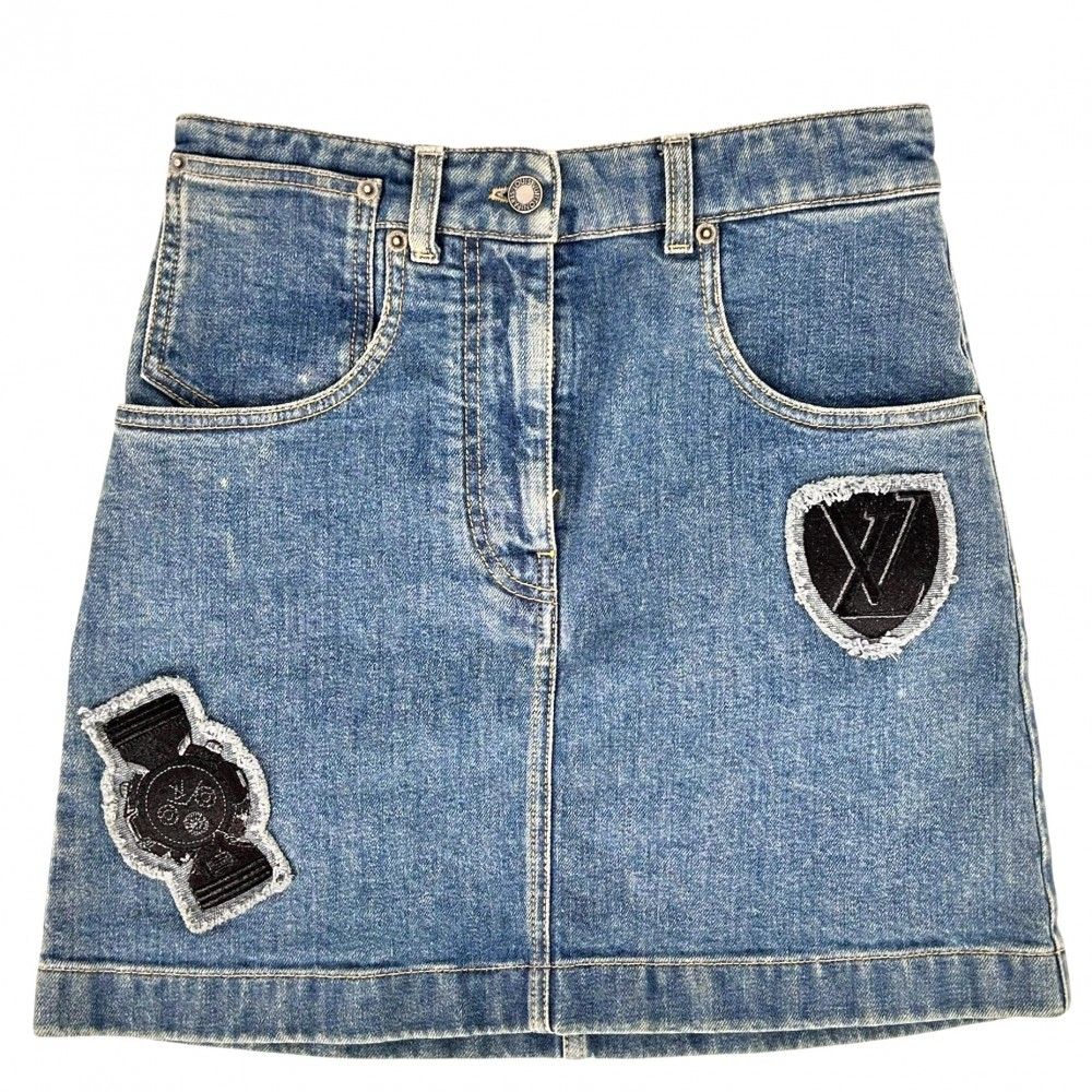 在庫一掃】 ルイヴィトン スカート レディース モノグラム エンブロイ