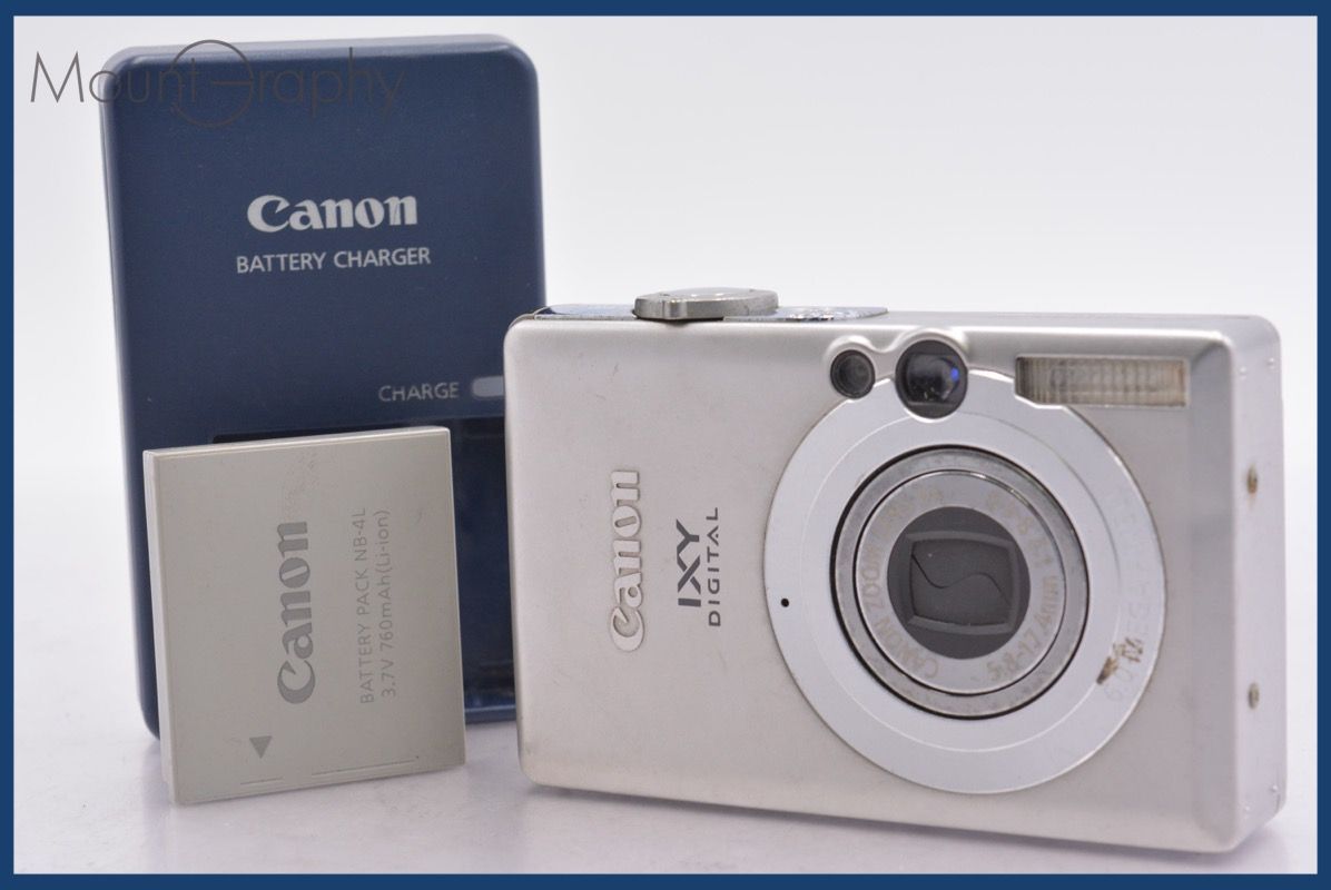 ☆特別特価☆ キヤノン Canon IXY DIGITAL 70 3x バッテリー、充電器