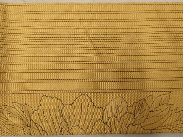 平和屋着物◎本場筑前博多織 八寸名古屋帯 花間道 正絹 逸品