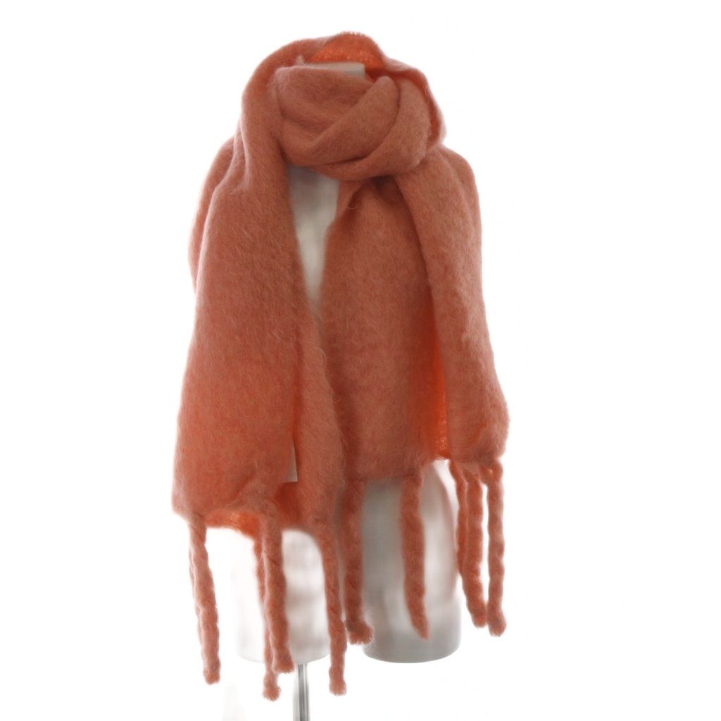 JIL SANDER ベビーピンク マフラー フリンジ付き PLAIN SCARF + LABEL 'JILSANDER+'（マフラー）｜JIL SANDER（ジル