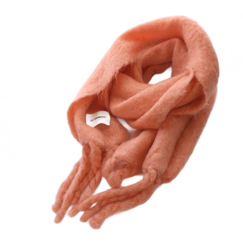 ジルサンダー JIL オンライン SANDER マフラー モヘア混 フリンジ