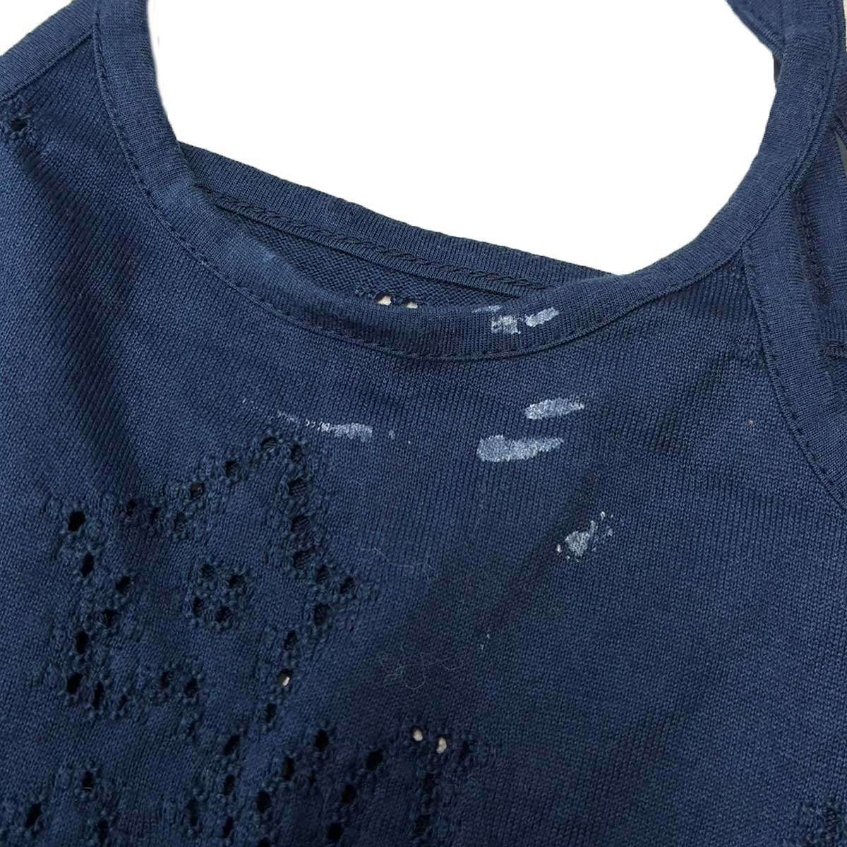 Eyelet Jersey Jacquard Sleeveless Top Mame 【公式通販】