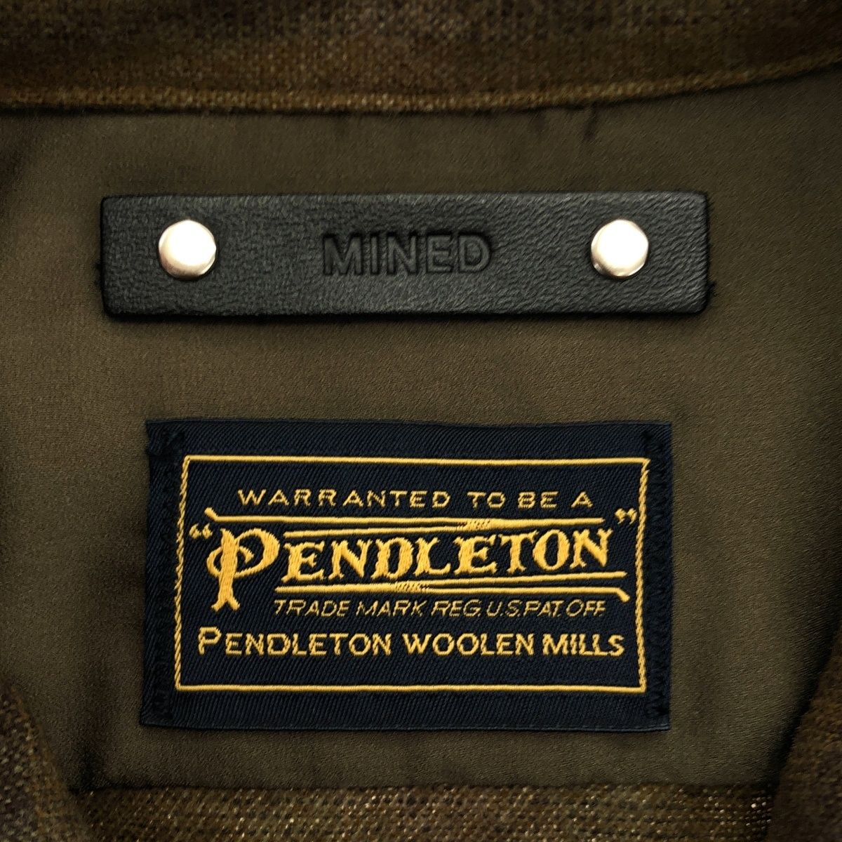 MINEDENIM×PENDLETON マインデニム ペンドルトン 24AW W.Check Double 