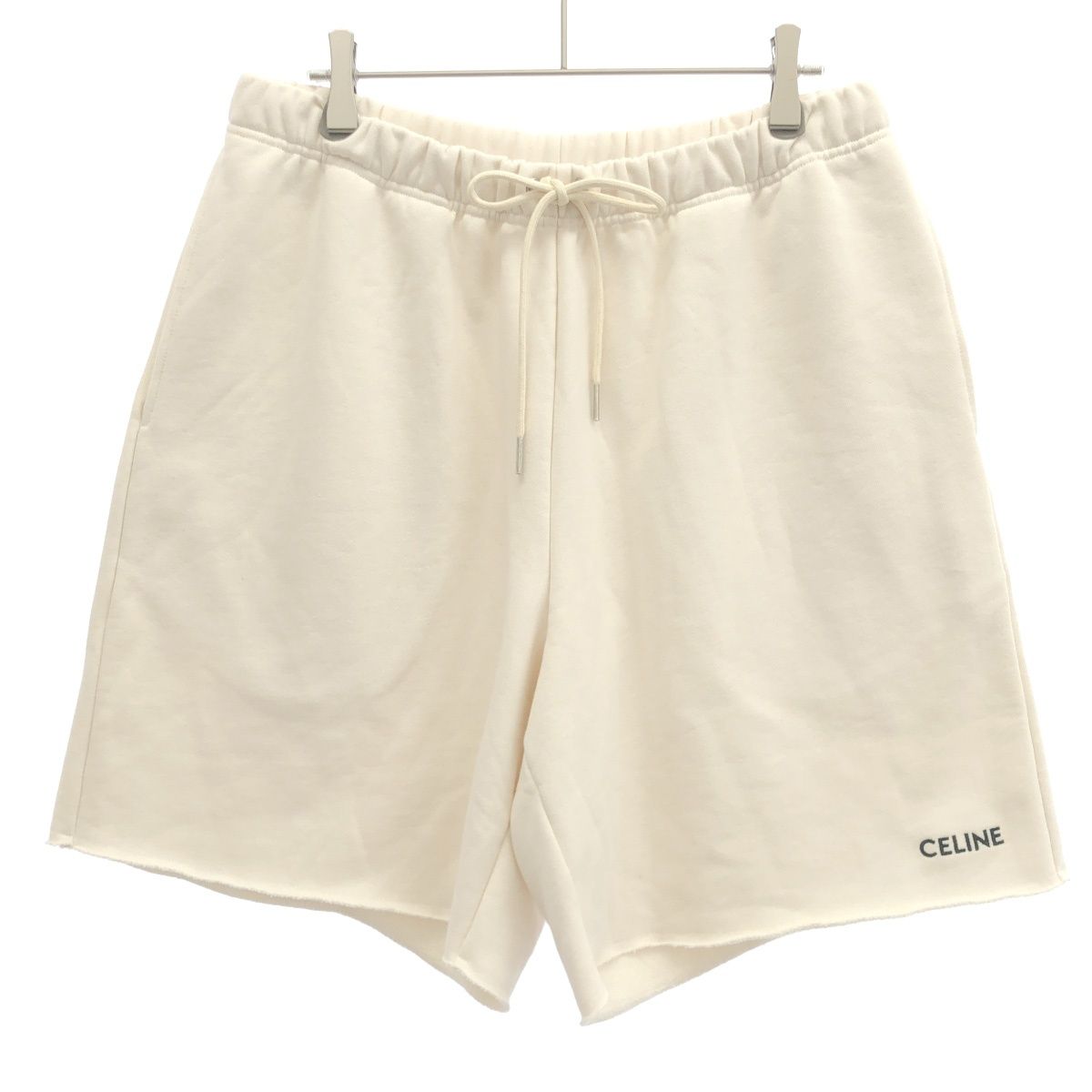 CELINE 新作 スウェットパンツ ショートパンツ Lサイズ CELINE セリーヌ ショートパンツ カーキ XS 4601825G0026 (CELINE