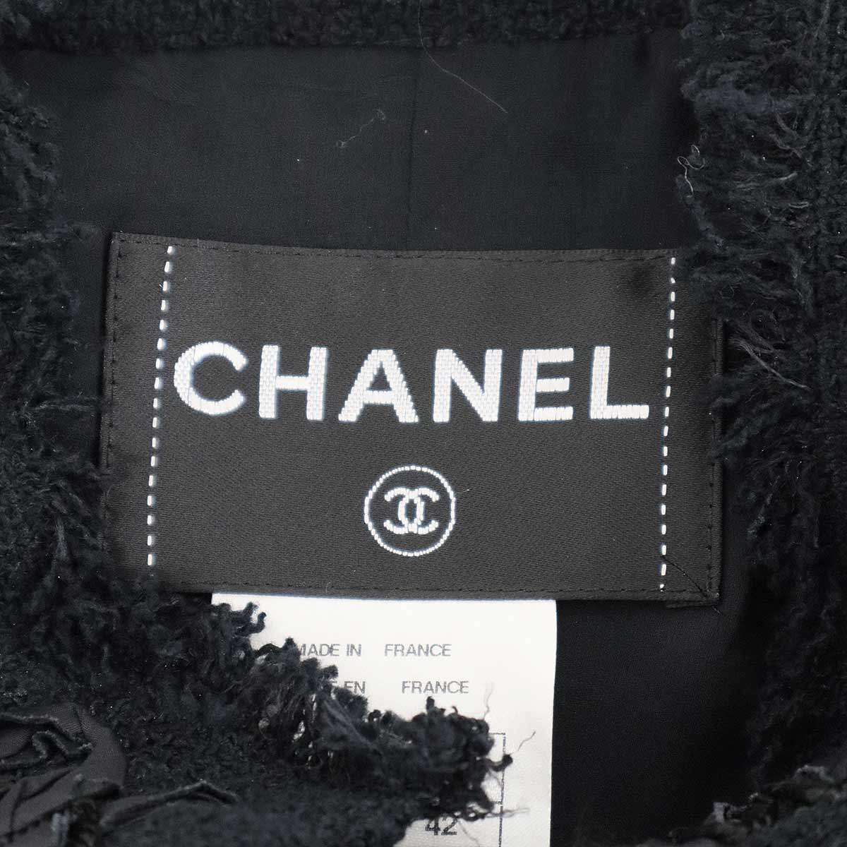 CHANEL シャネル 2009AW フリンジツイードジャケット P34945V22979  