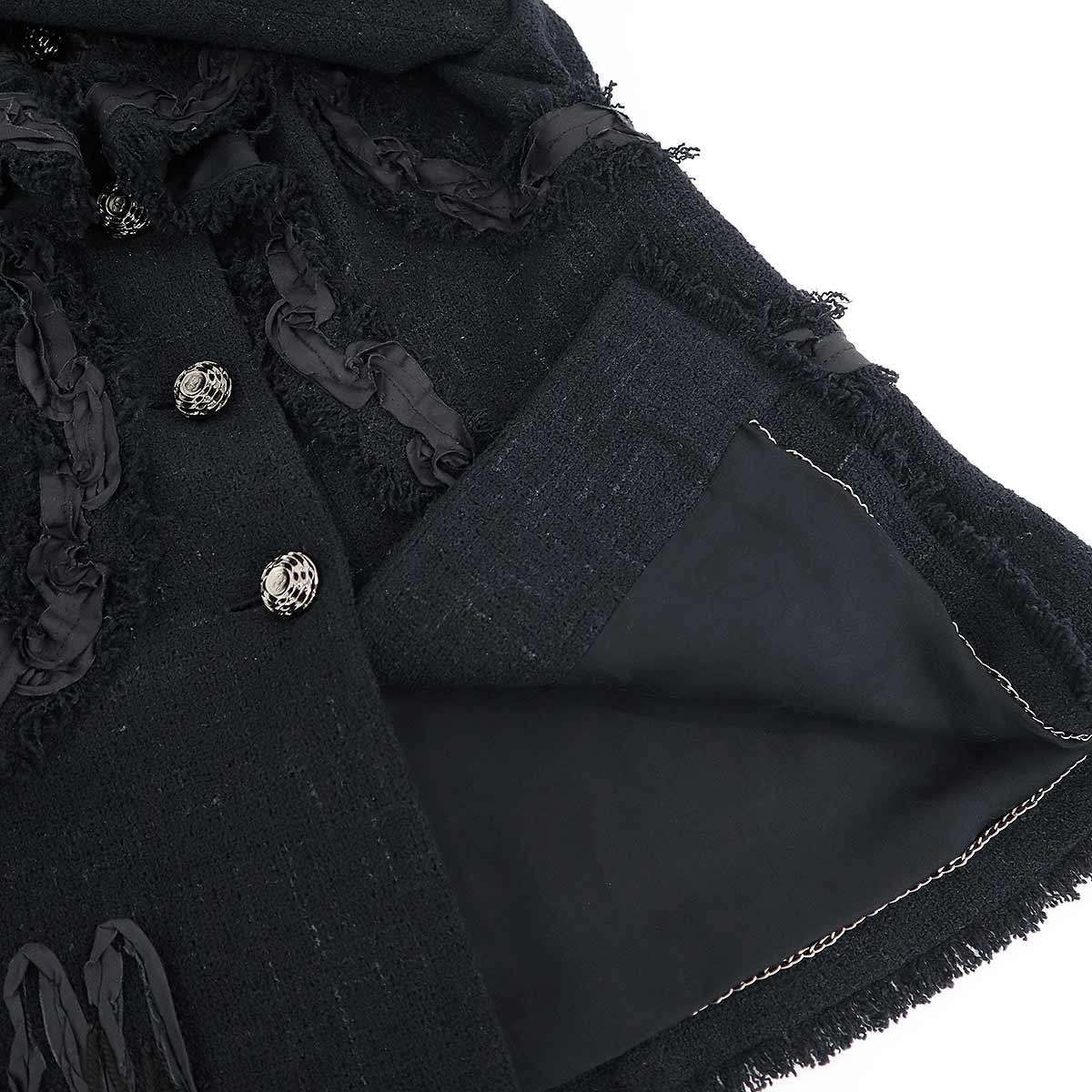 CHANEL シャネル 2009AW フリンジツイードジャケット P34945V22979  