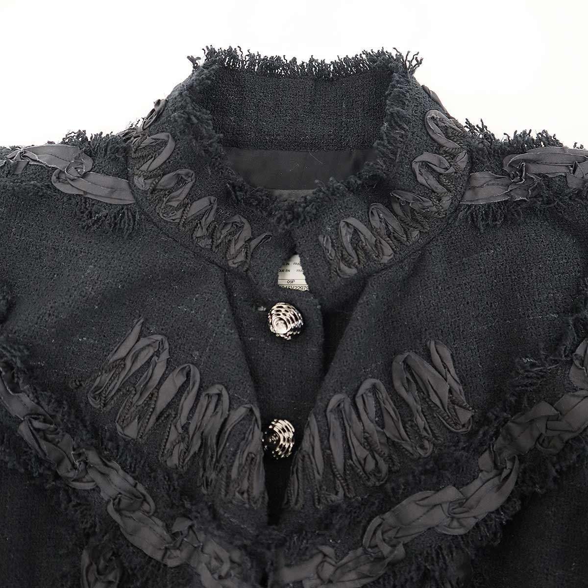 CHANEL シャネル 2009AW フリンジツイードジャケット P34945V22979  