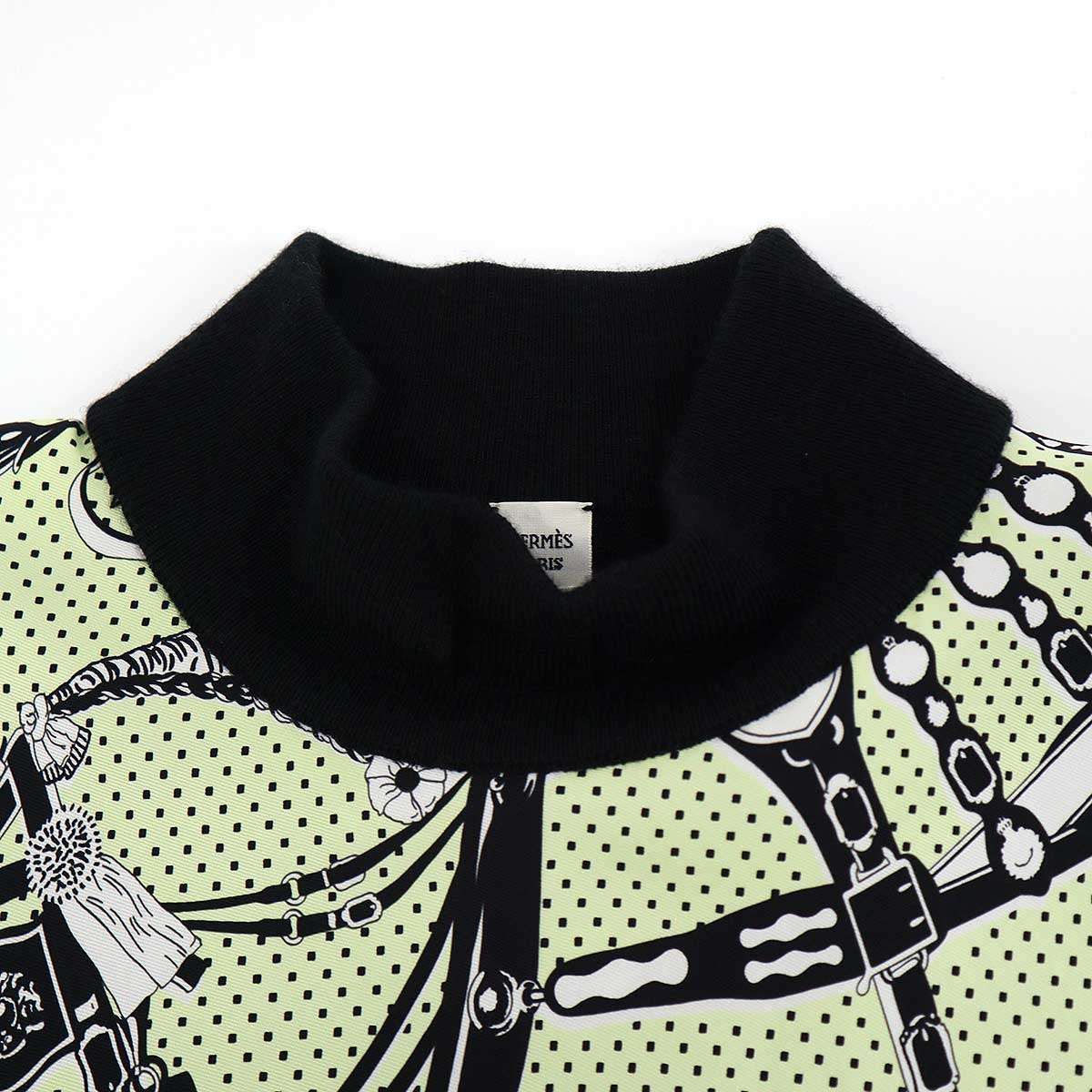 HERMES エルメス 22AW ツイルレーヌ ハイネックシルクカシミヤニット