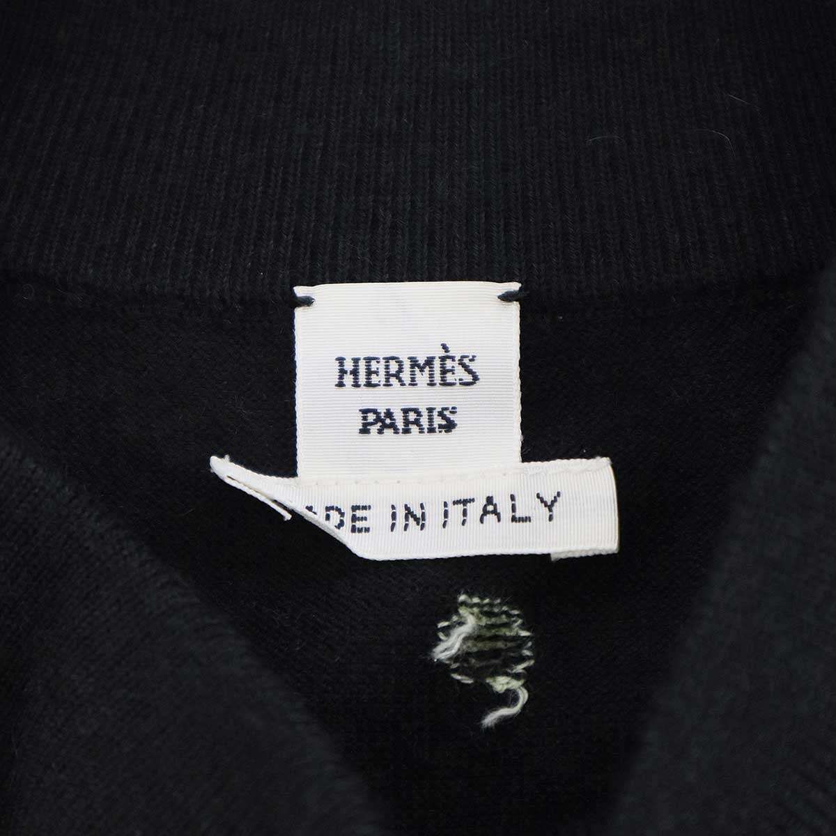 HERMES エルメス 22AW ツイルレーヌ ハイネックシルクカシミヤニット