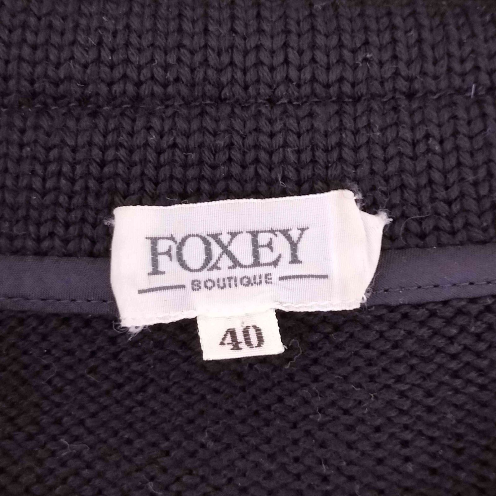 フォクシー FOXEY 丸襟 ウールジャケット レディース 40 - メルカリ