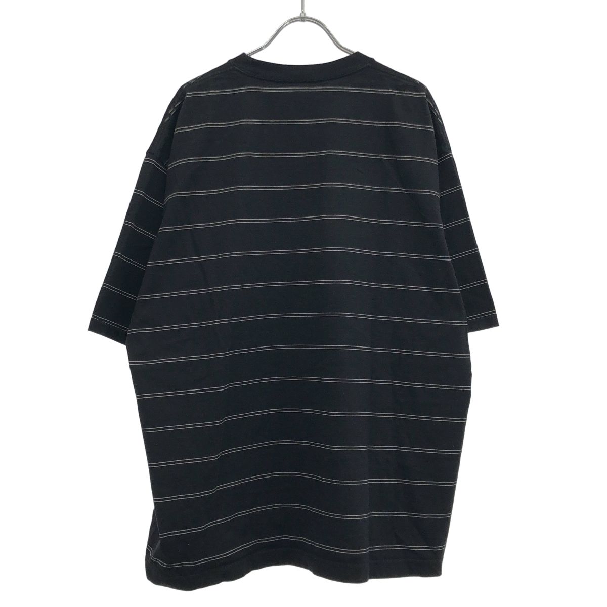 Ennoy XLサイズ PANEL BORDER S/S T-SHIRT (BLACK) 【公式通販】