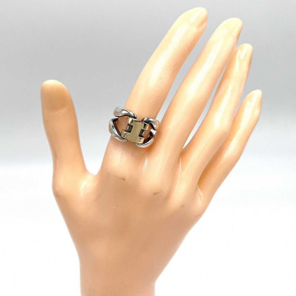 在庫一掃】 エルメス 指輪 レディース ヒストリーリング 50サイズ