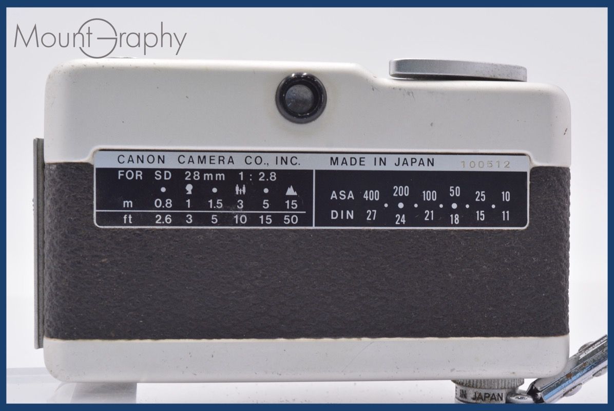 キヤノン Canon Demi C + Canon SD 28mm F2.8 販売済み ☆完動☆同梱可