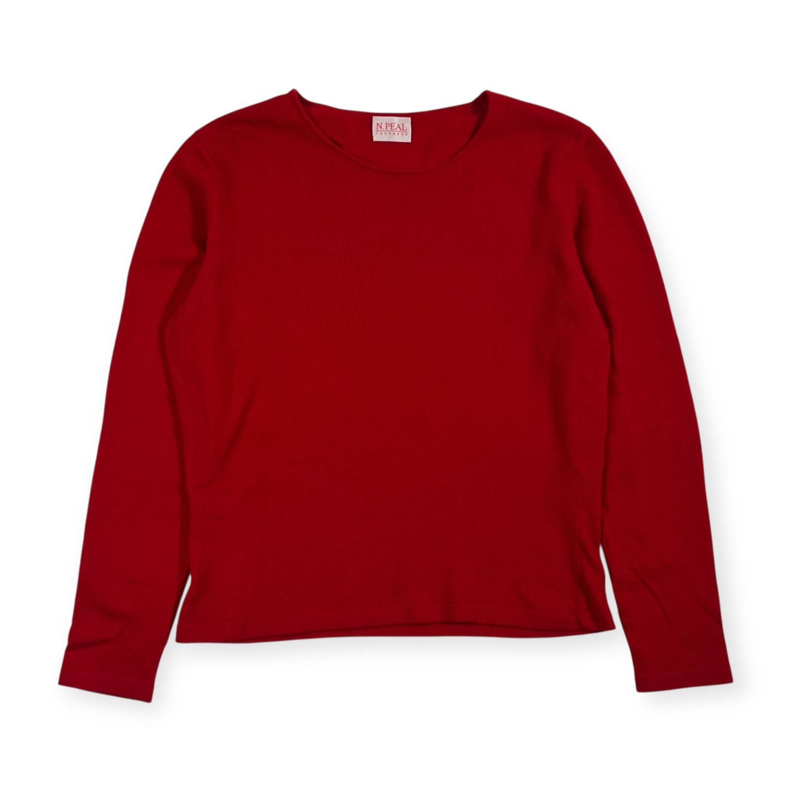 カシミヤ100% N.PEAL エヌピール ニット セーター L/レッド レディース カシミヤ100% N.PEAL エヌピール ニット セーター L/レッド レディース