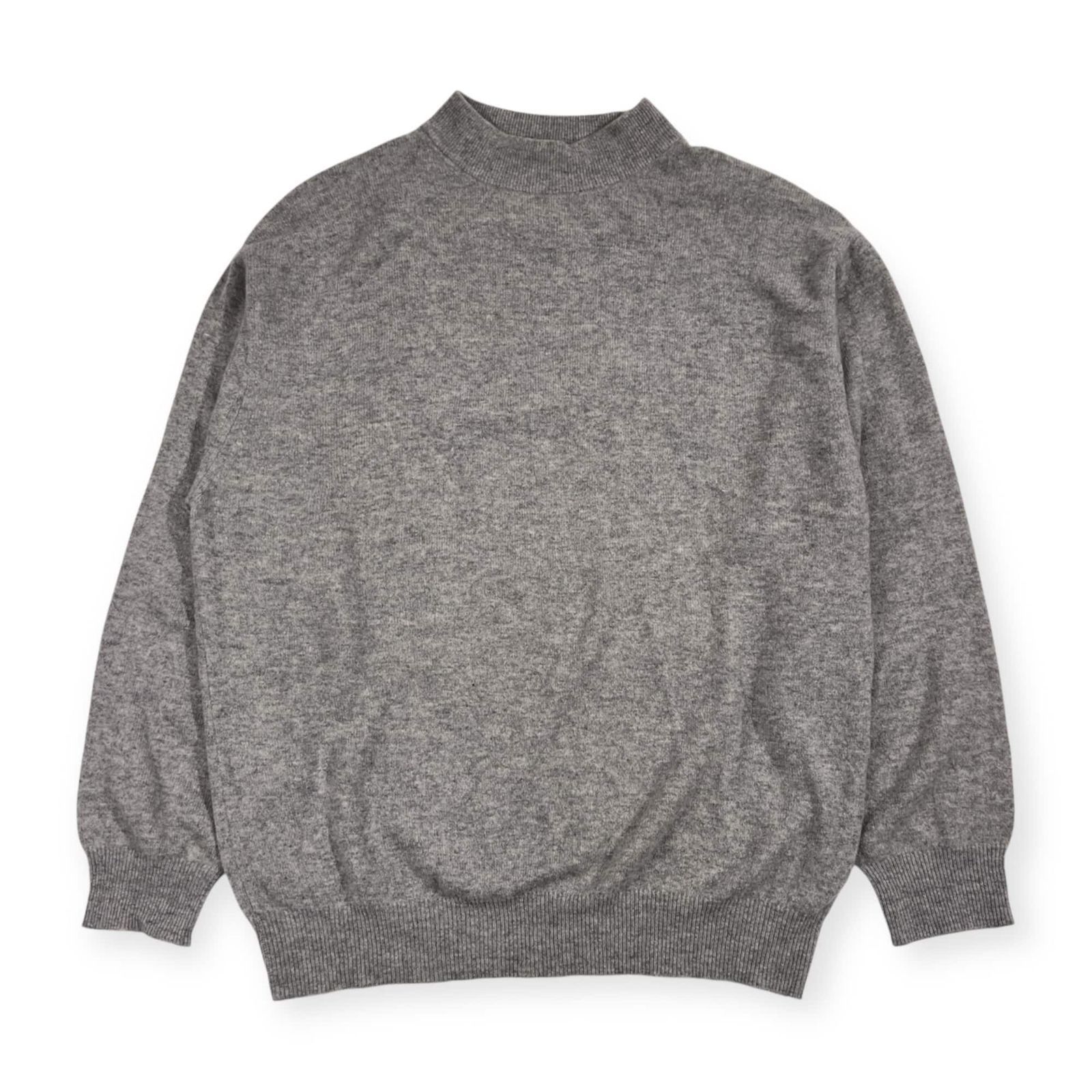 カシミヤ100% CASHMERE カシミヤ ニット セーター LL/グレー メンズ