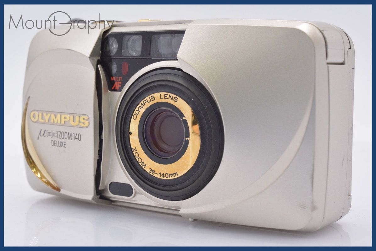 ○MK-1856 OLYMPUS [mju:] μZOOM 140 DELUXE 38-140㎜ コンパクト