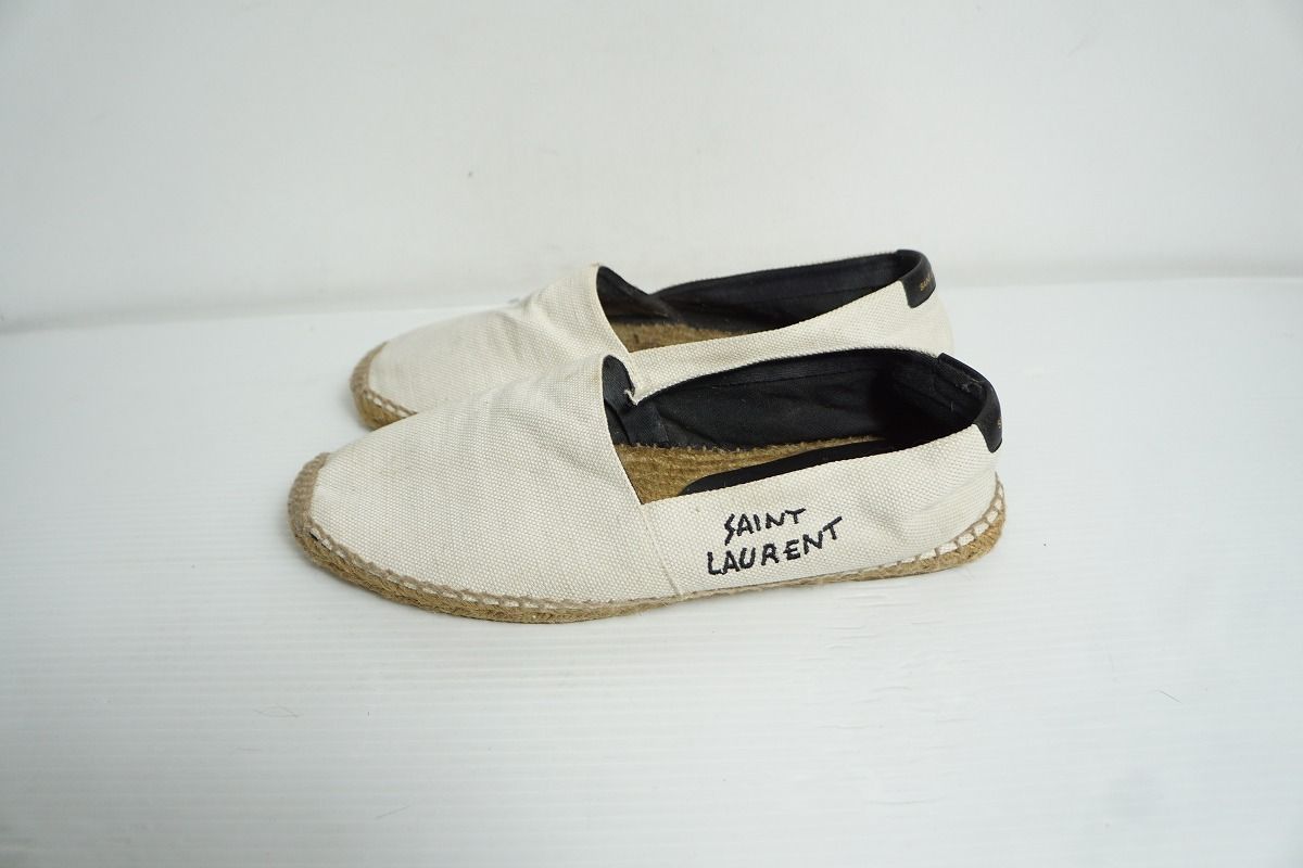 【サンローラン】エスパドリーユ スリッポン SAINT LAURENT 41 サンローラン】エスパドリーユ スリッポン SAINT LAURENT 41 Saint